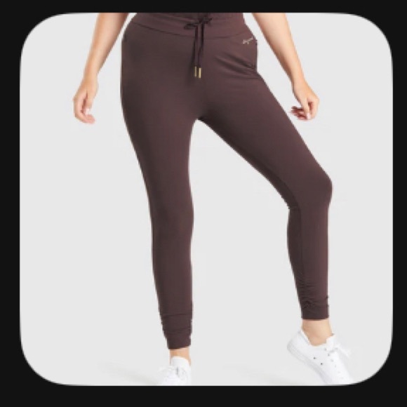 Whitney Simmons Fitted Jogger - Cherry Chocolate - Picture 3 of 7